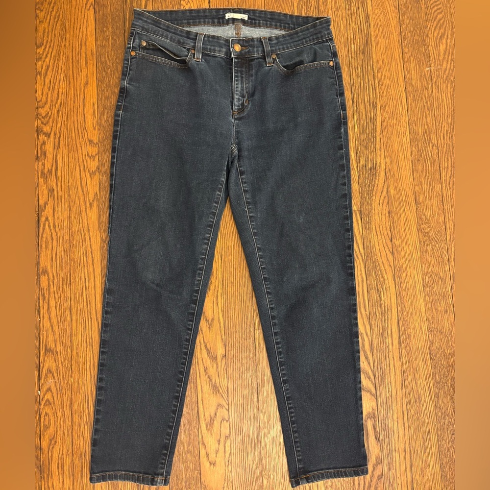 Eileen Fisher‎ Dark Indigo Skinny Jeans